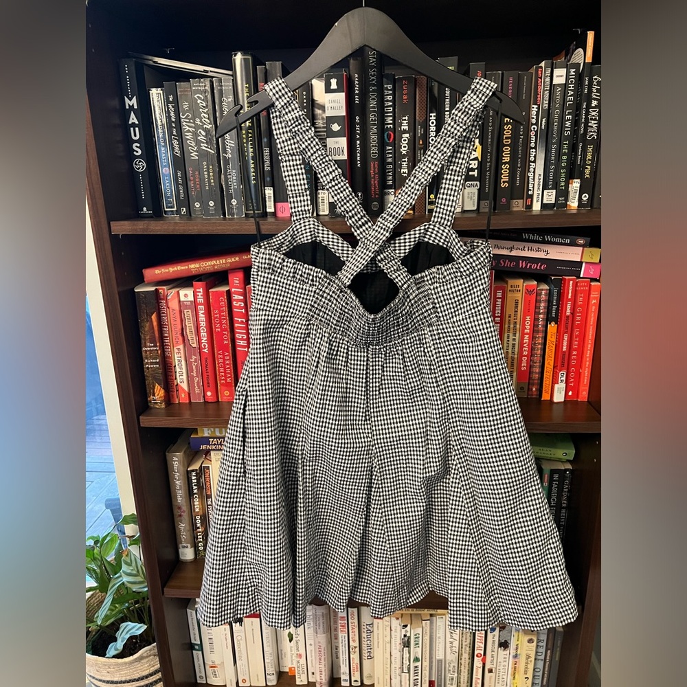 Anthropologie Black and White Checkered Dress NWT! - Picture 6 of 15